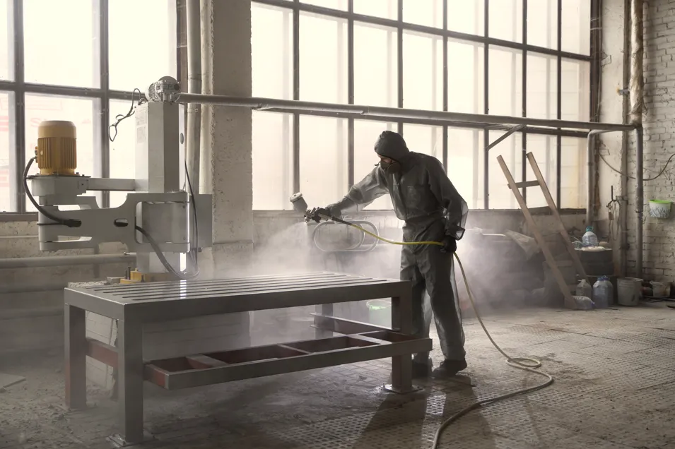 Perbedaan Sandblasting dan Powder Coating