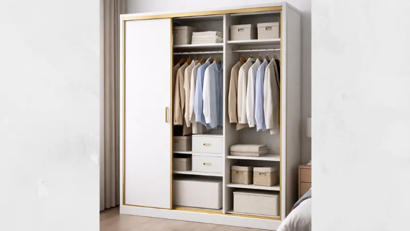 lemari pakaian dari besi hollow